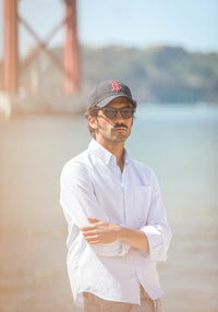 Chemise Oxford Rayée Bleu - Retro Fit