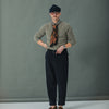 Military Pant Velours Navy - Comfort Fit