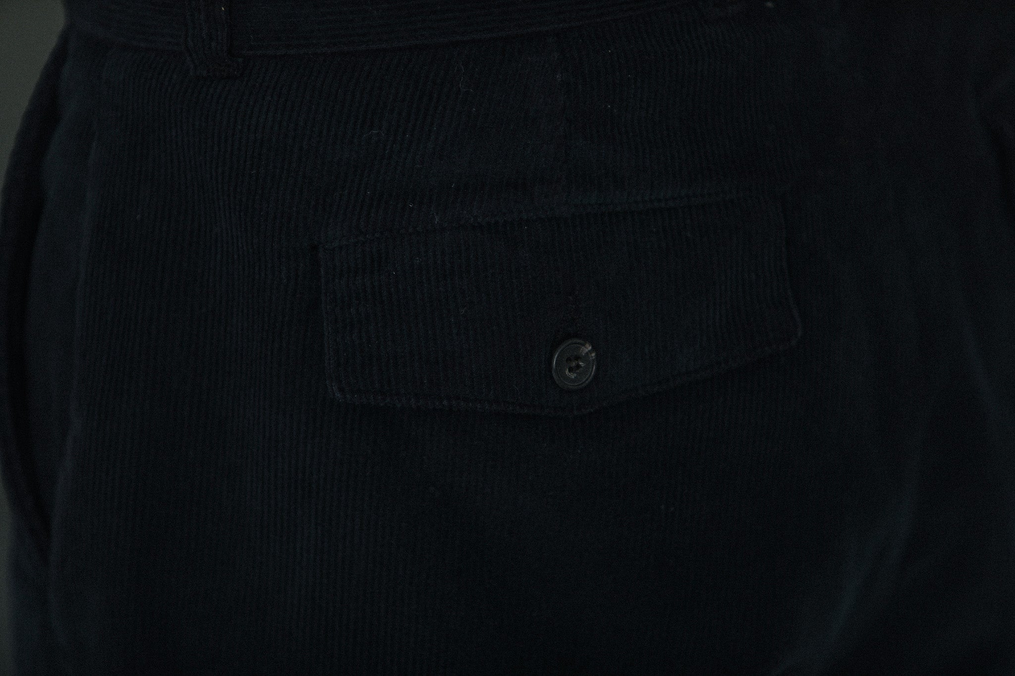 Military Pant Velours Navy - Comfort Fit
