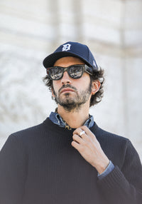 Pull Militaire Lambswool Noir