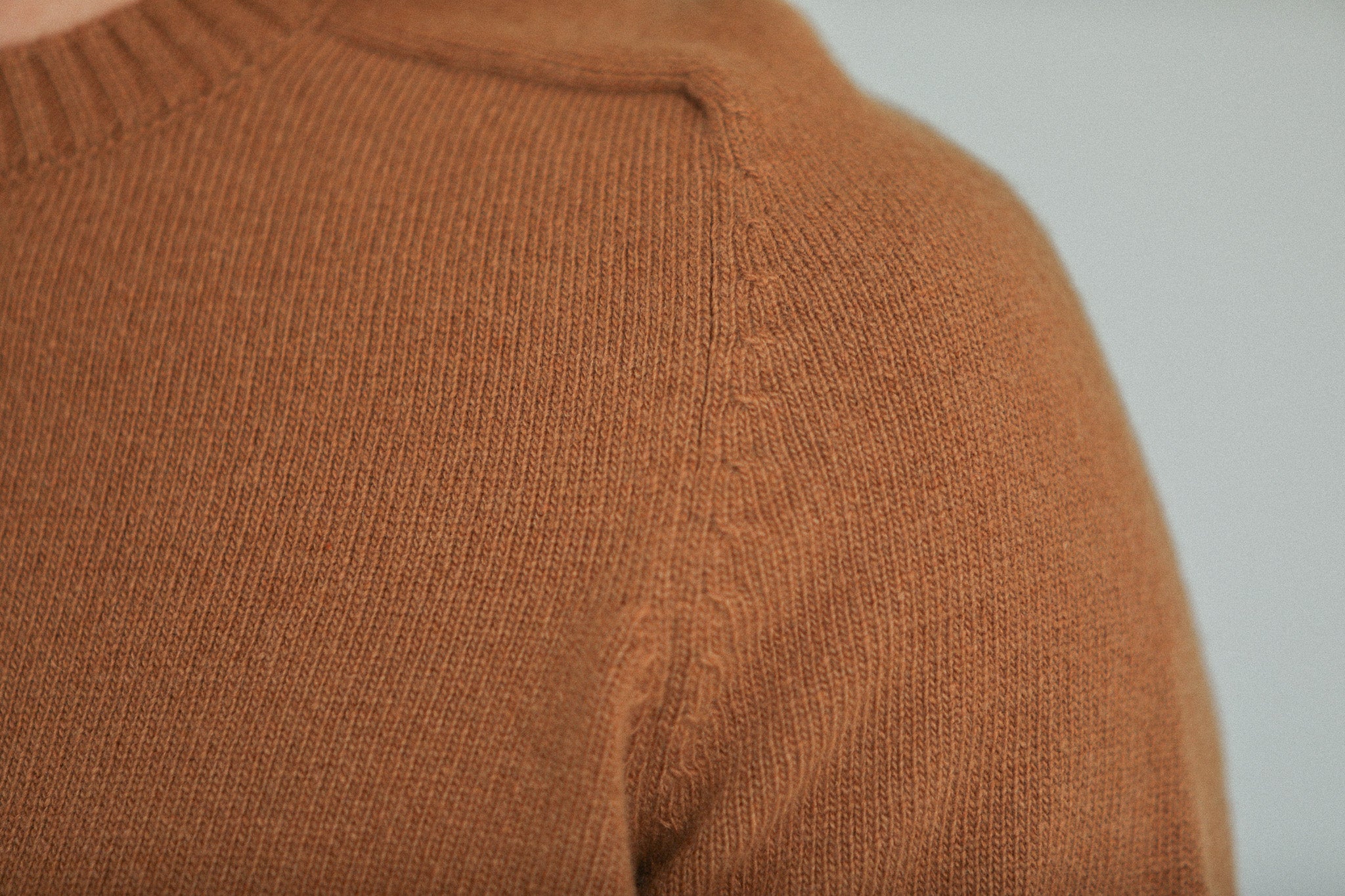 Pull Col Rond Lambswool Camel
