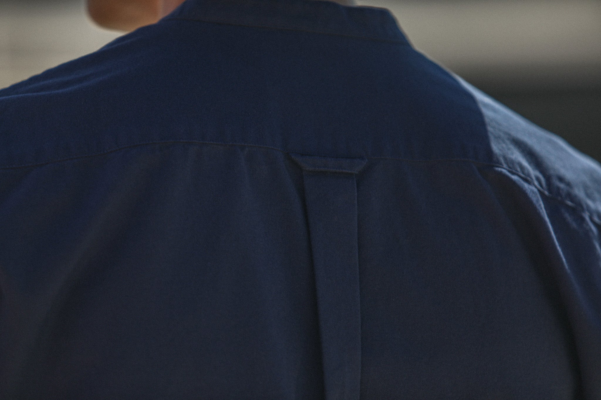 Modern Fit Oxford Navy - Col Habillé