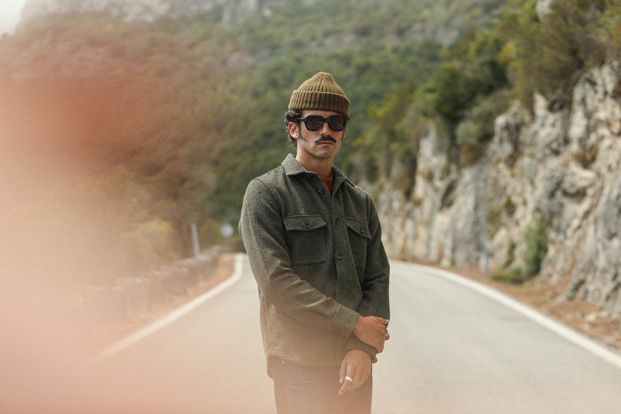 Surchemise Lambswool Khaki