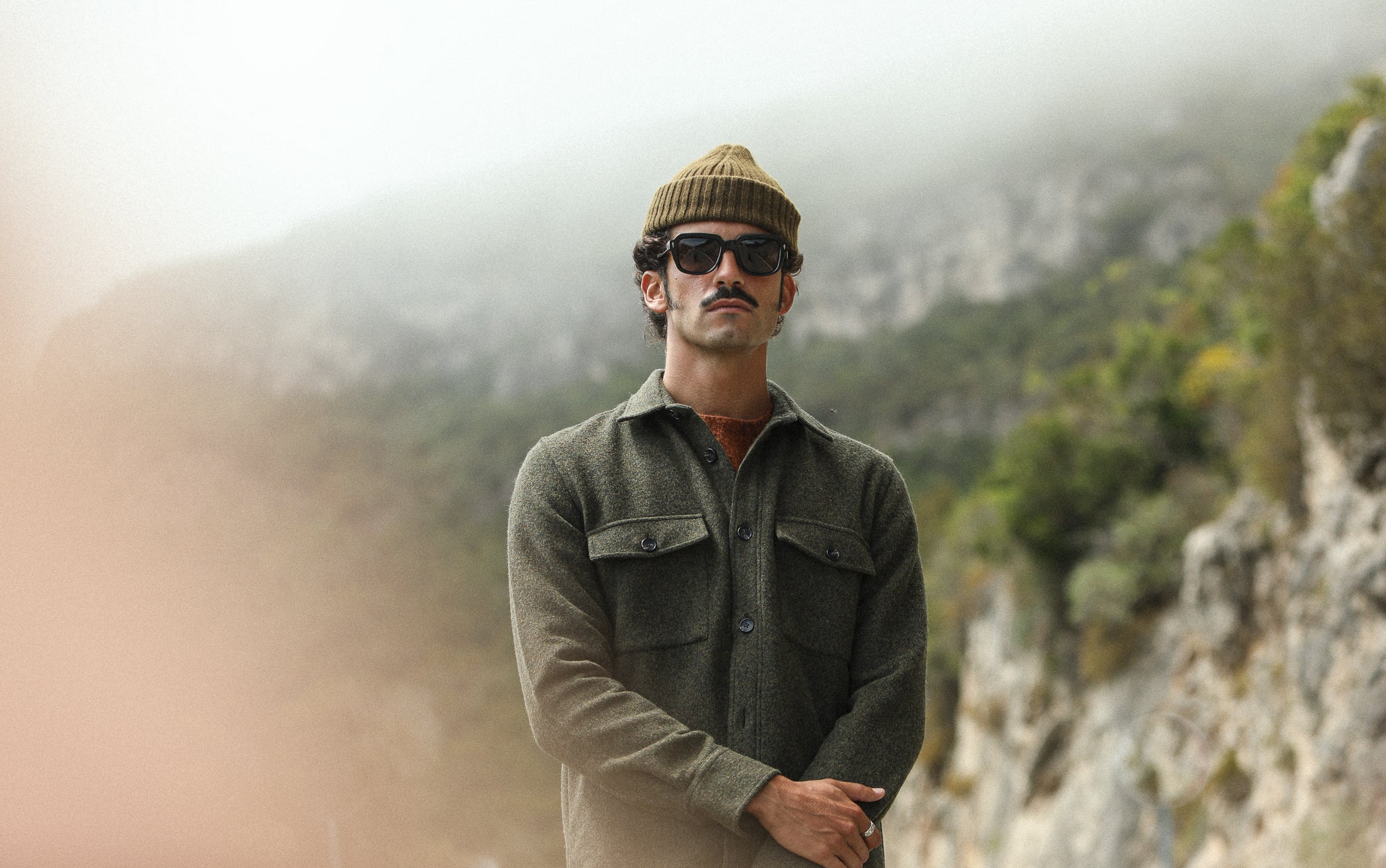 Surchemise Lambswool Khaki
