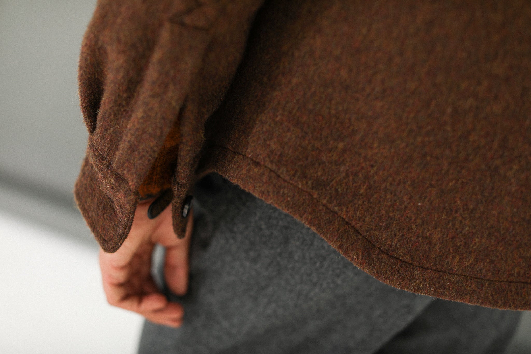 Surchemise Laine Lambswool Rouille - New Fit
