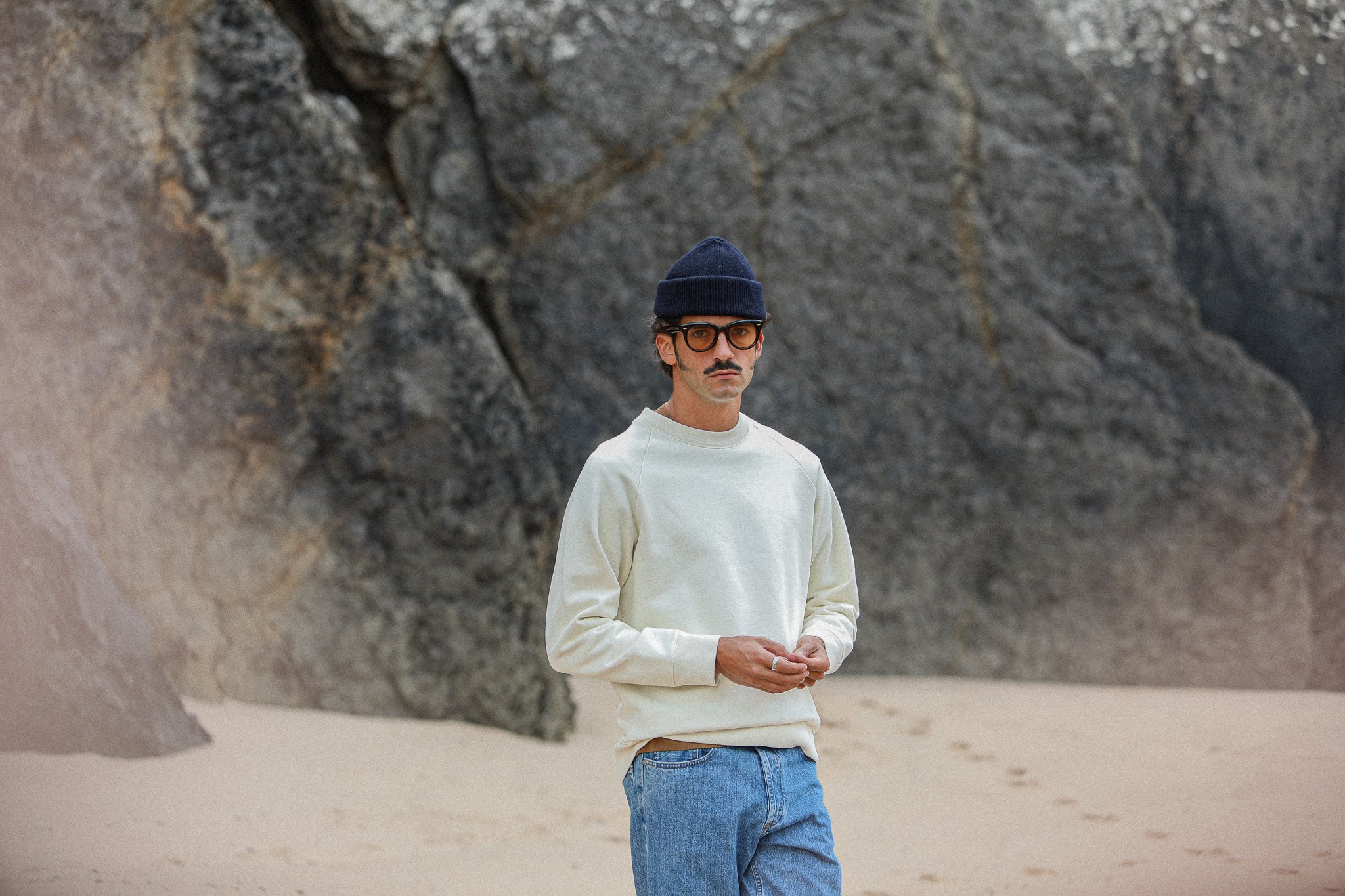 Sweat Vintage Raglan Crème