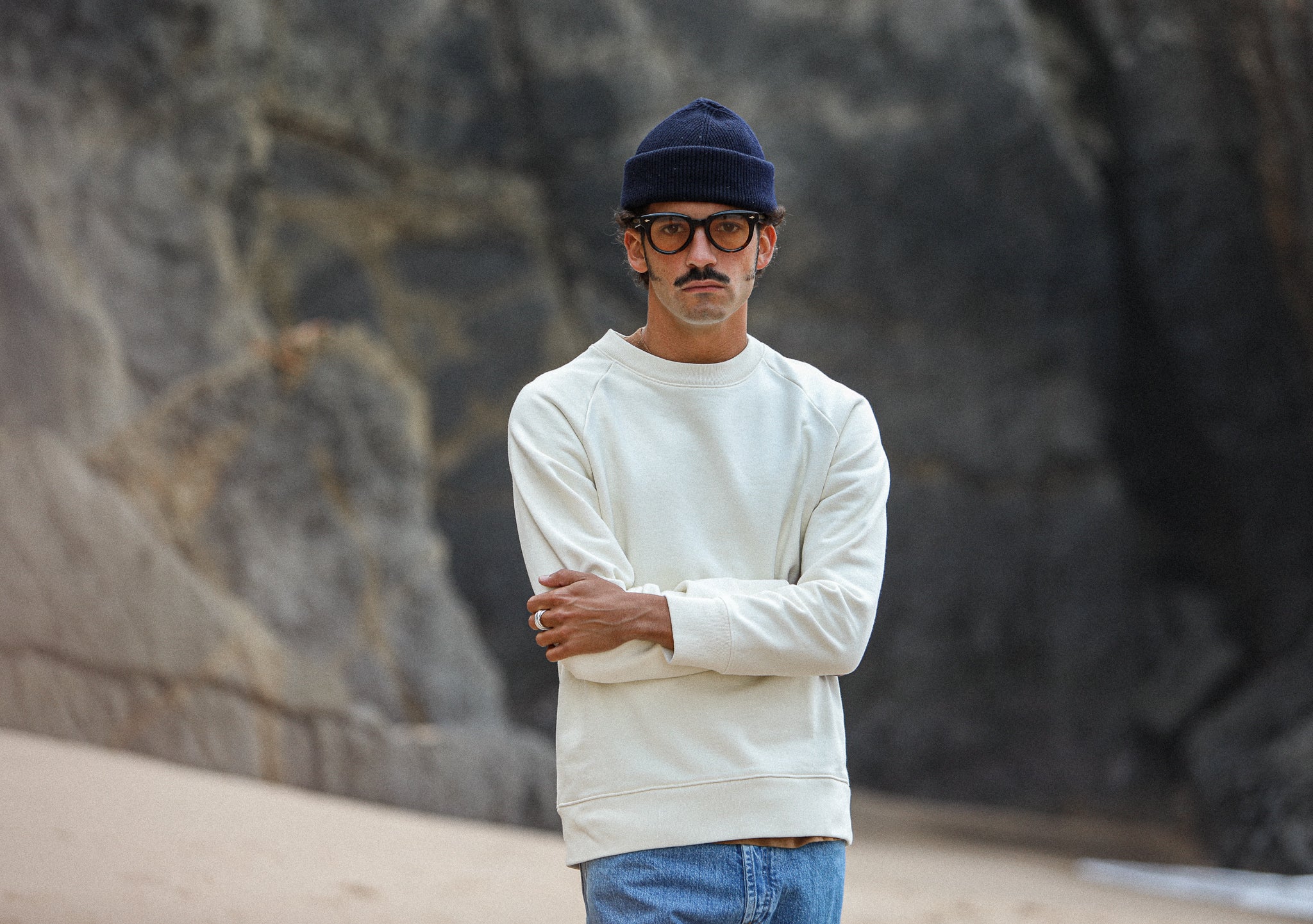 Sweat Vintage Raglan Crème