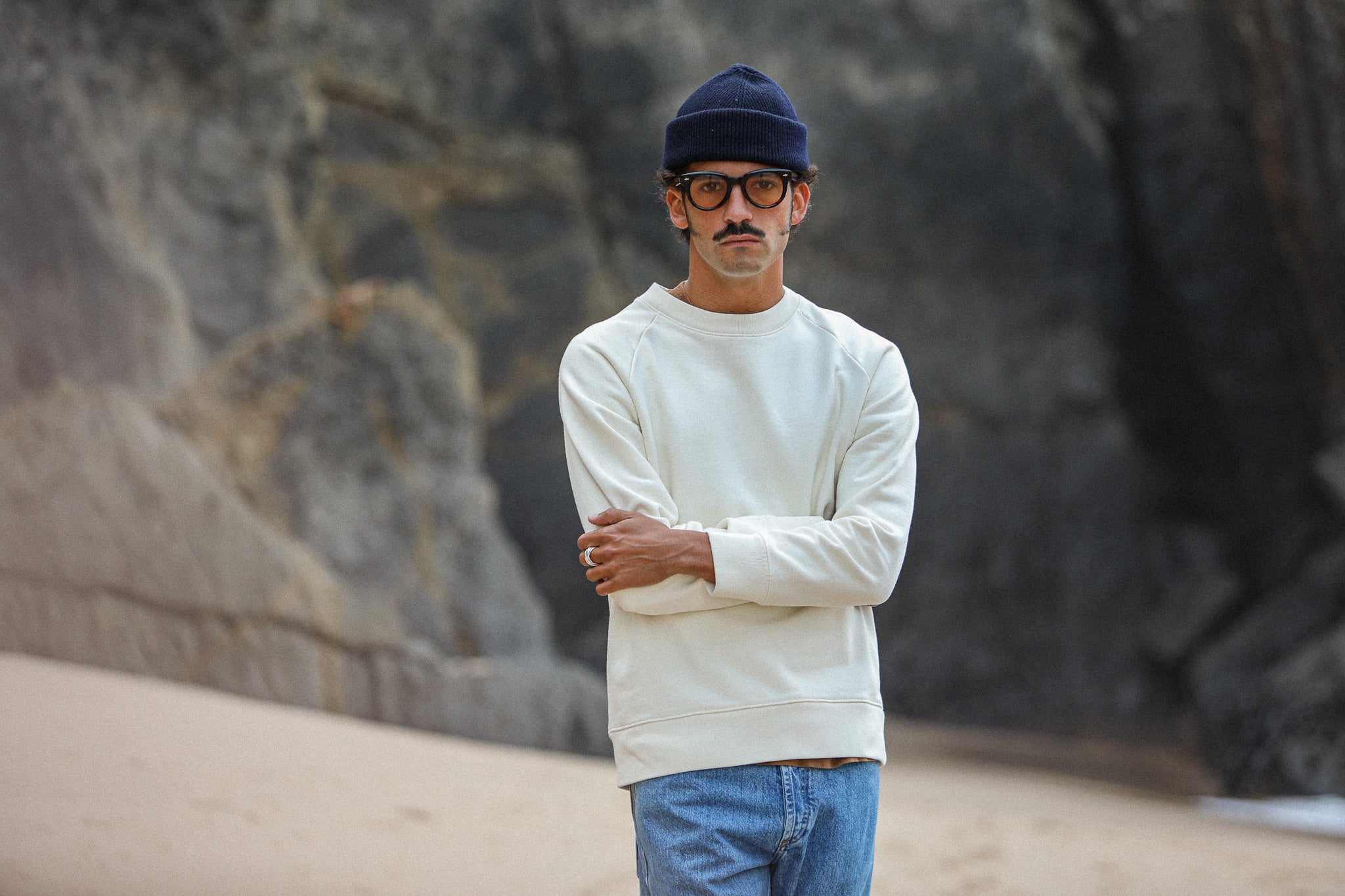 Sweat Vintage Raglan Crème