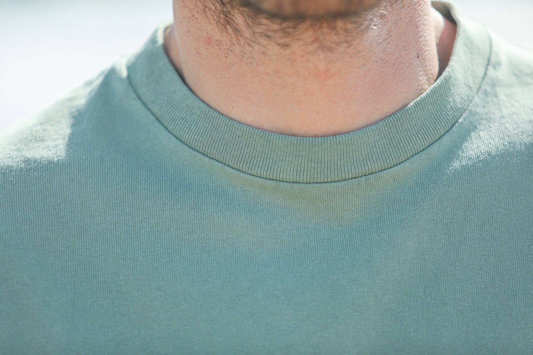 Tee-Shirt Oversized Acid Wash Light Green