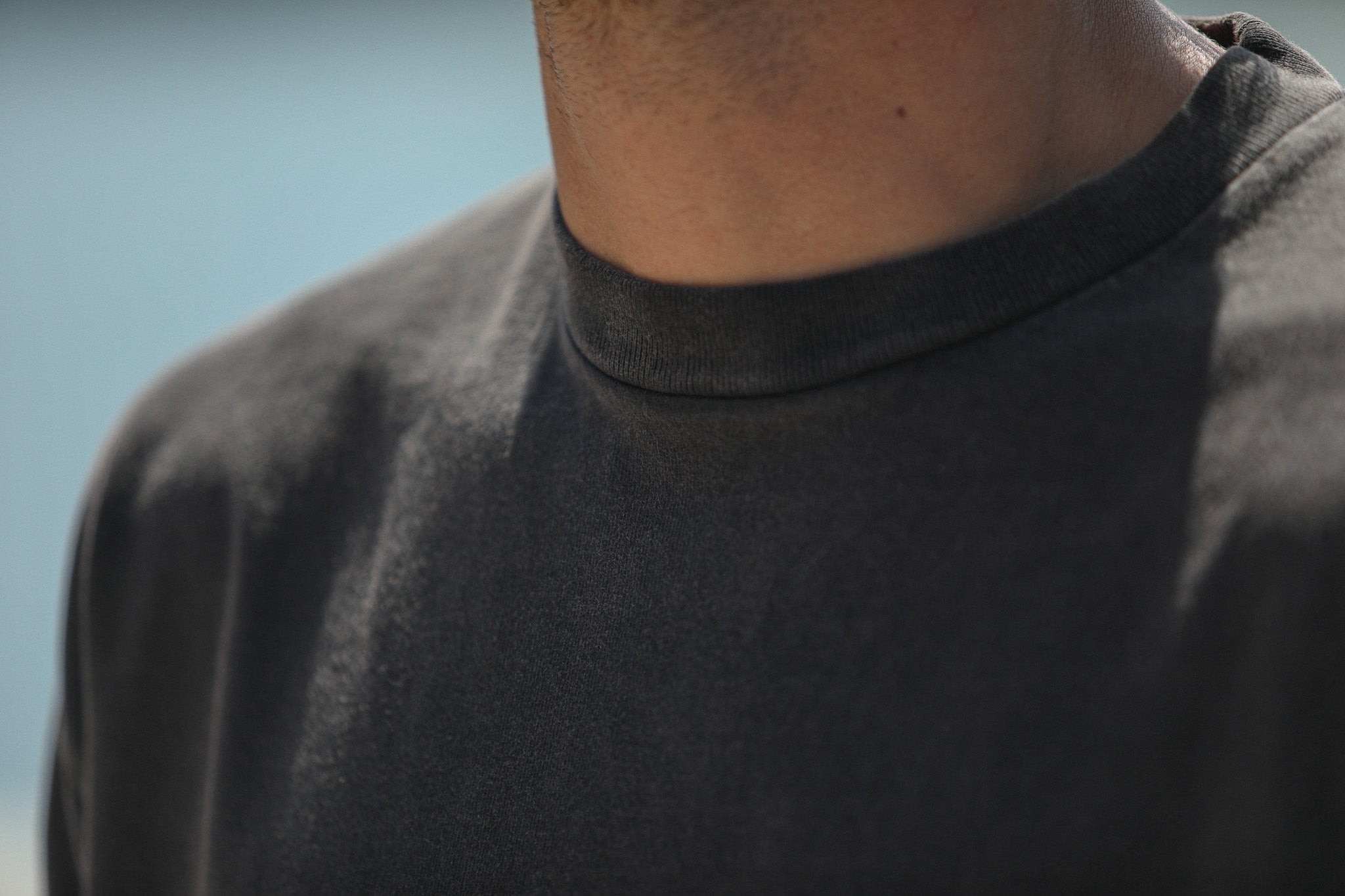 Tee-Shirt Oversized Acid Wash Grey