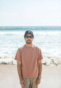 Tee-Shirt Comfort Acid Wash Rose Dust