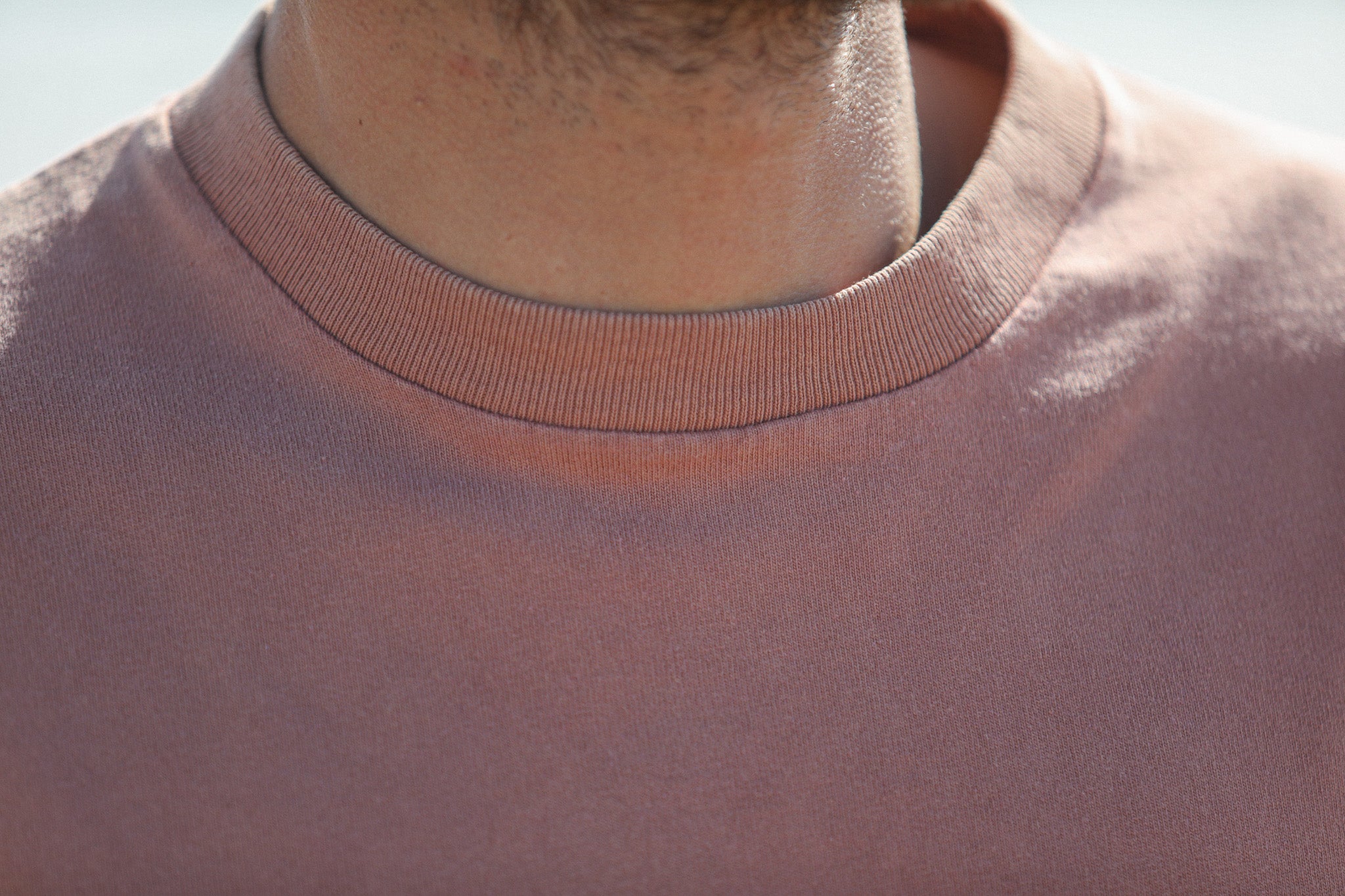 Tee-Shirt Oversized Acid Wash Rose Dust
