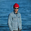 Bonnet laine & alpaga Rouge
