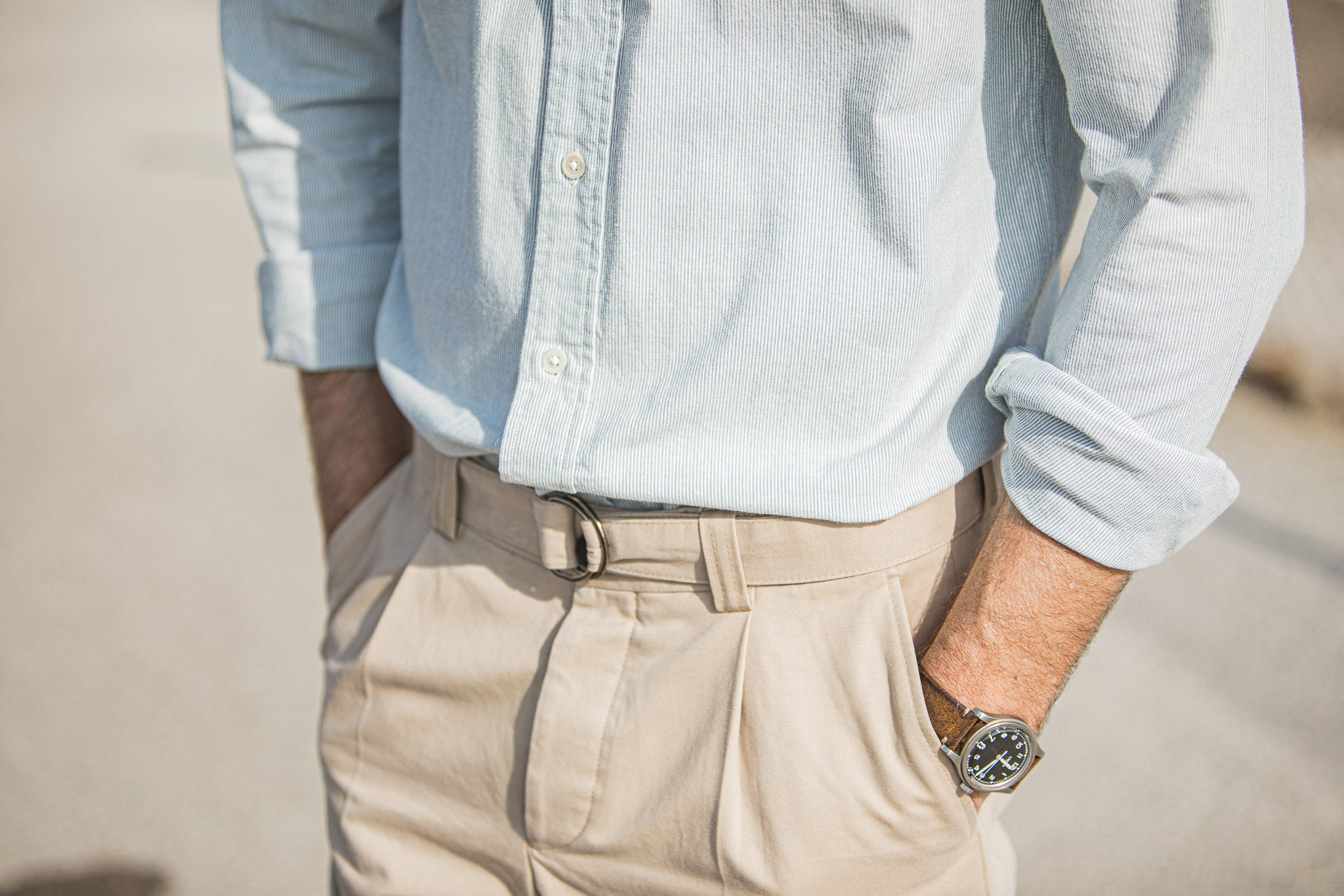 Chemise Rayures Bleues