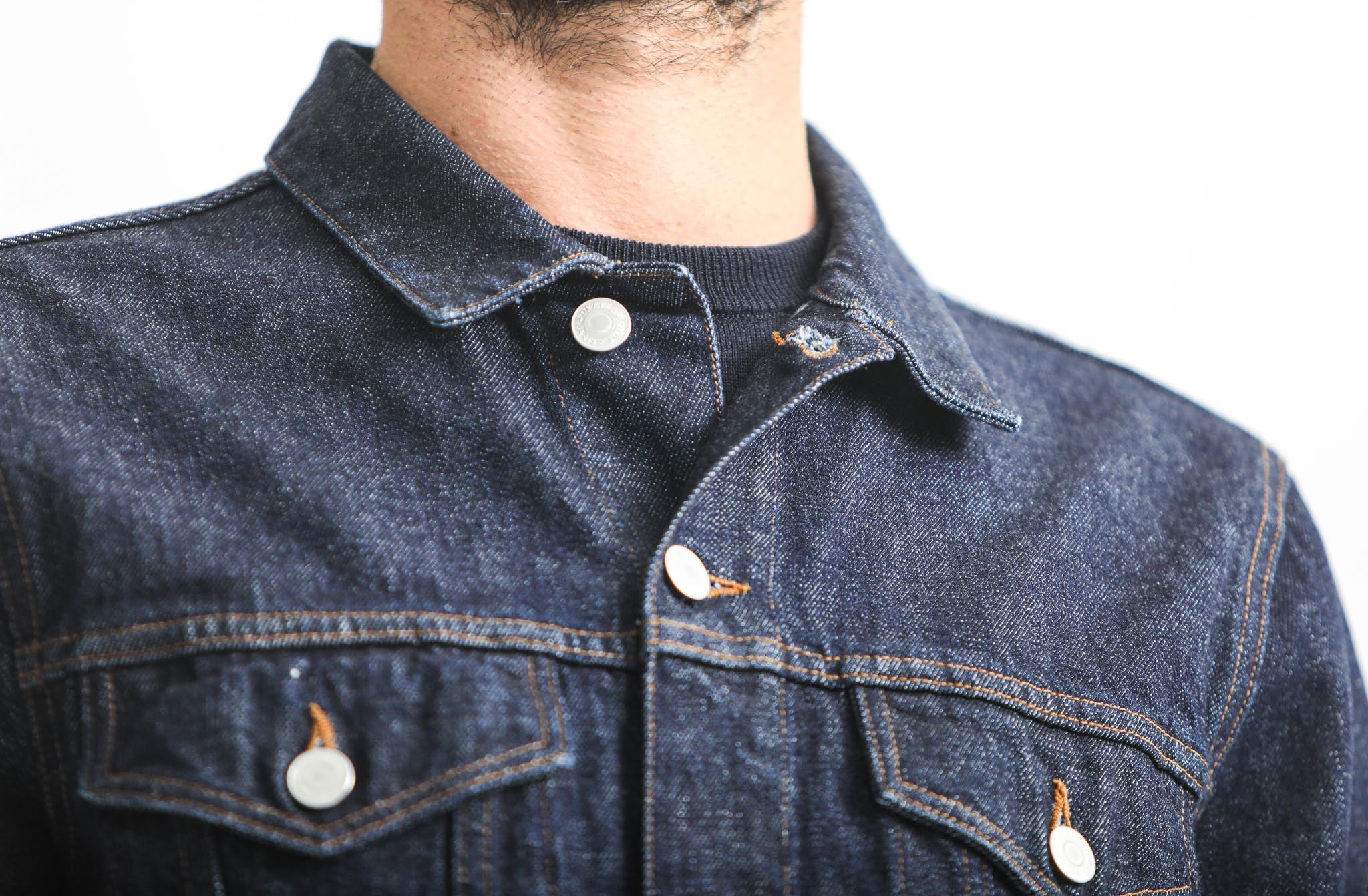 Veste Trucker Denim Japonais Brut