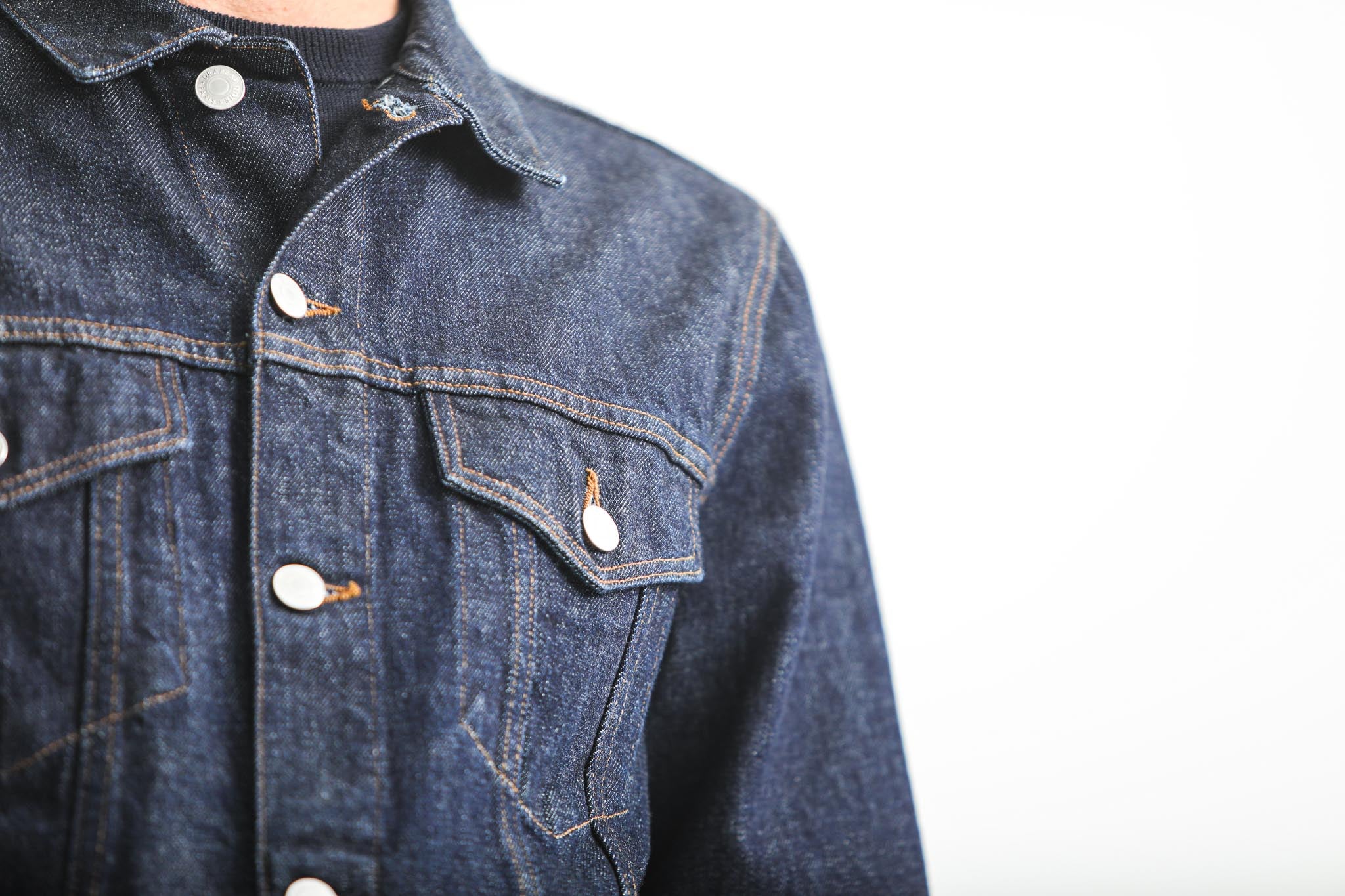 Veste Trucker Denim Japonais Brut
