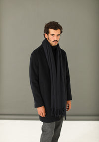 Echarpe Oversize Lambswool Marine