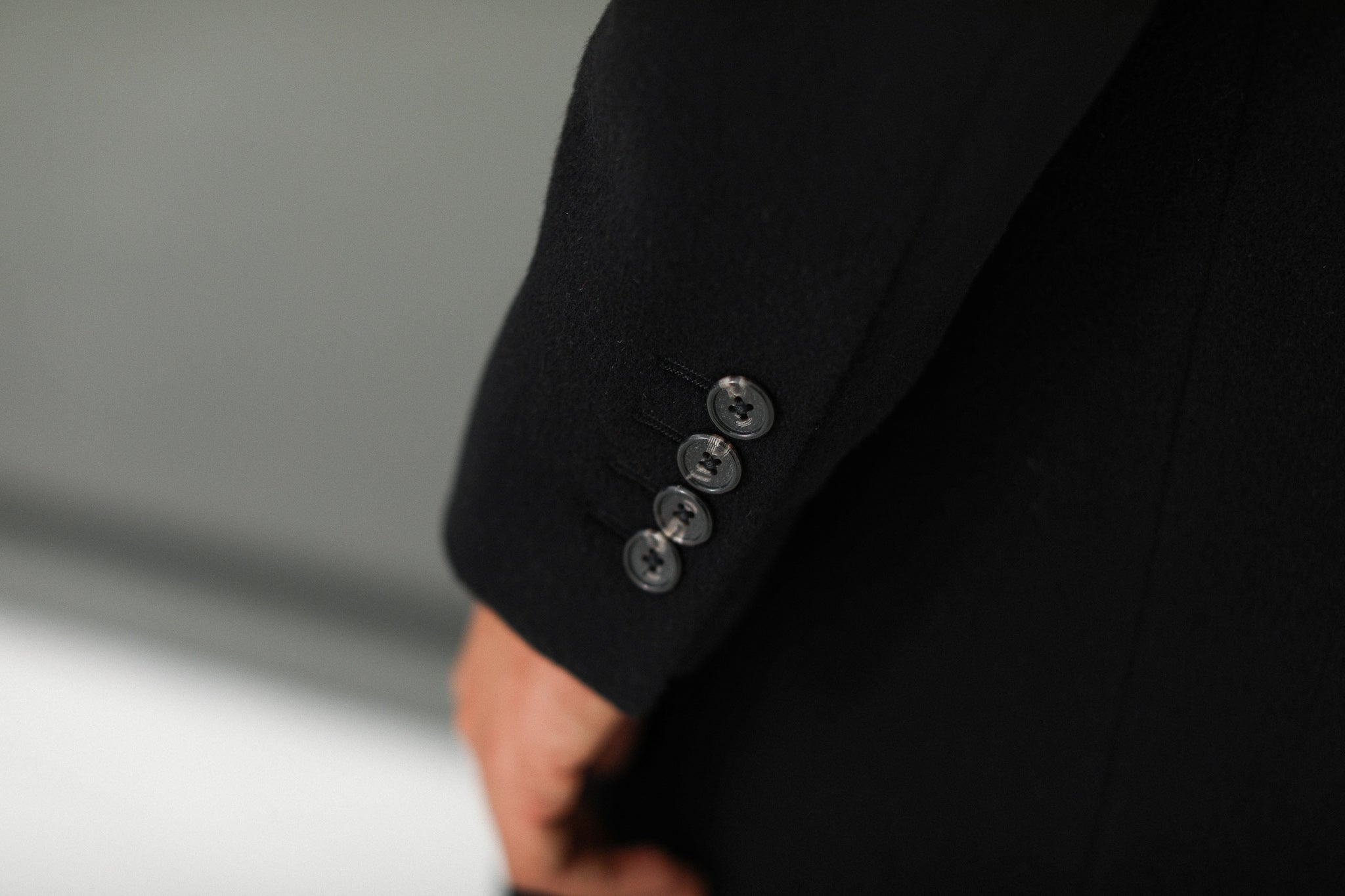 Manteau Confort Laine & Cachemire Noir