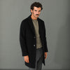 Manteau Confort Laine & Cachemire Noir