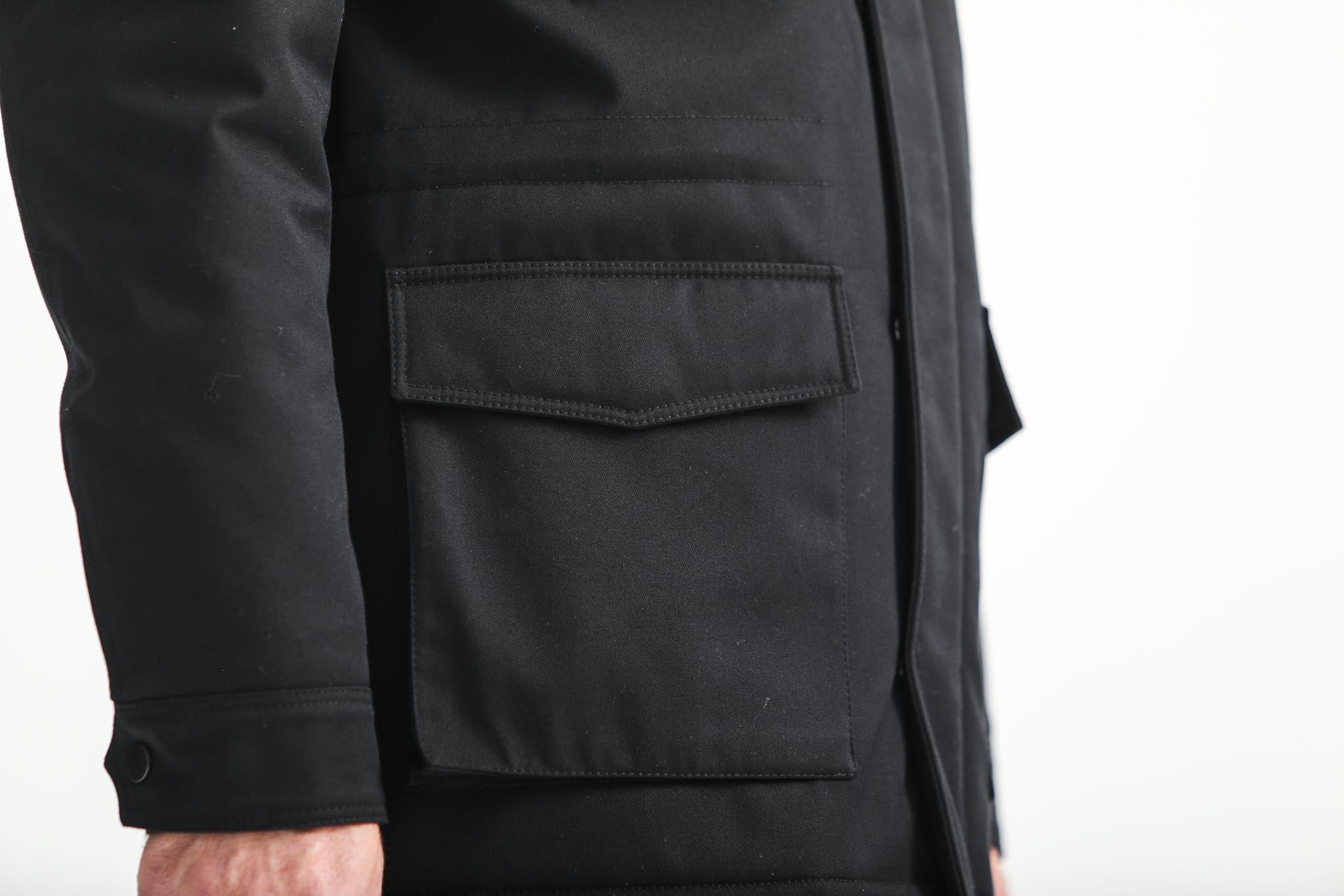Parka Classique Imperméable Noire
