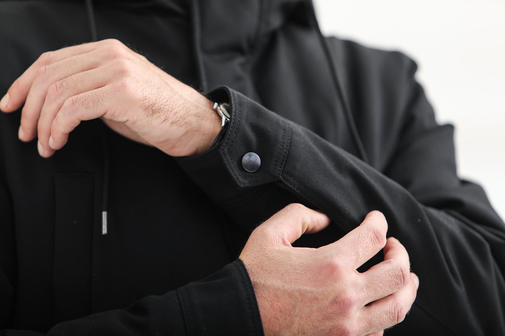 Parka Classique Imperméable Noire
