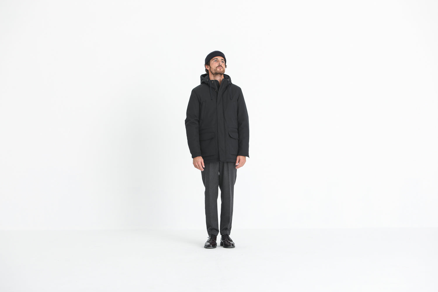 Parka Classique Imperméable Marine