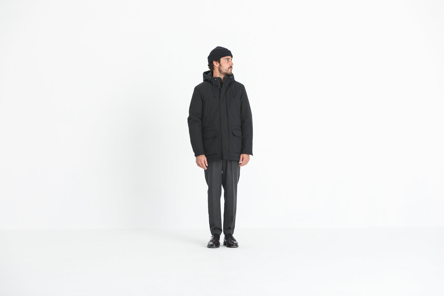 Parka Classique Imperméable Marine