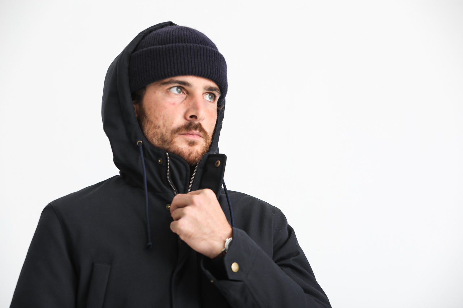 Parka Classique Imperméable Marine