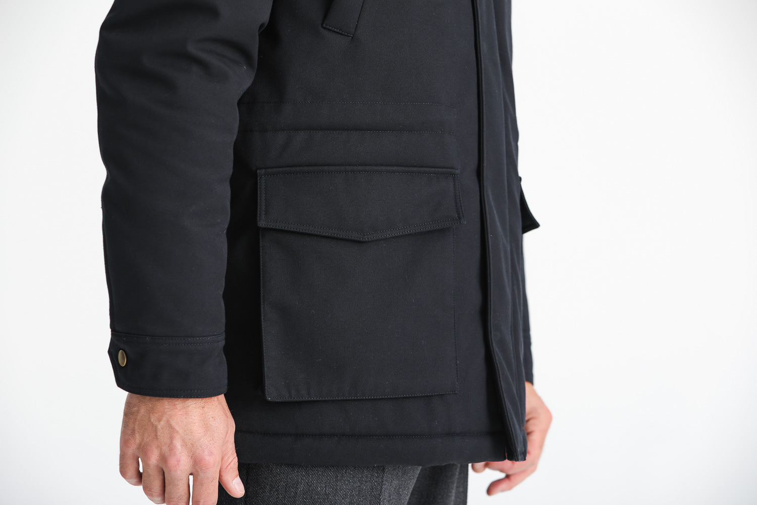 Parka Classique Imperméable Marine