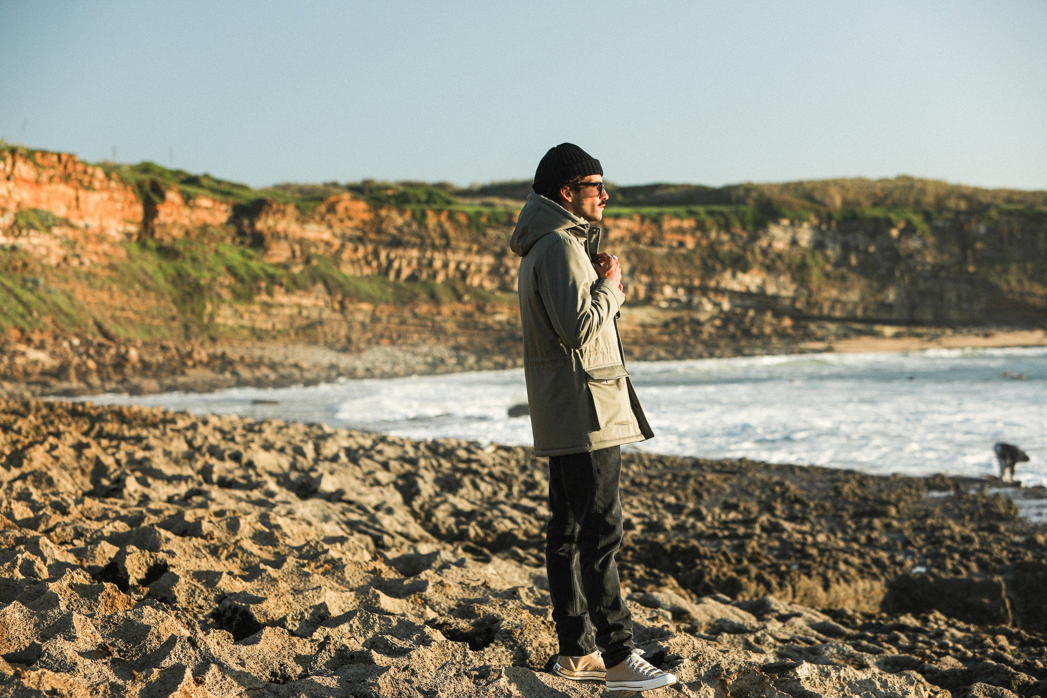 Parka Classique Imperméable Khaki