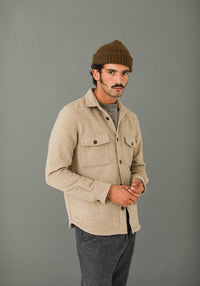 Surchemise Laine Lambswool Crème - New Fit