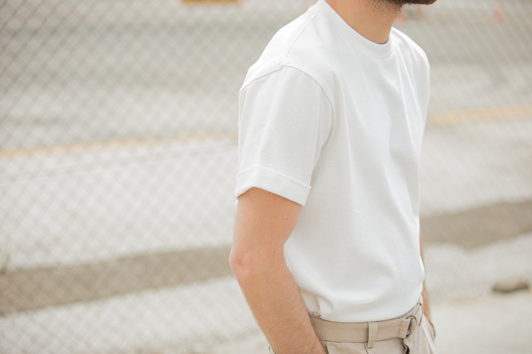 T-shirt Confort Crème