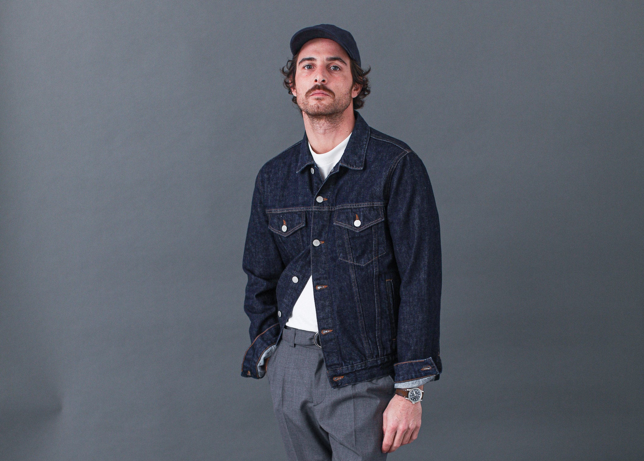 Veste Trucker Denim Japonais Brut