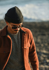 Surchemise Laine Italienne "Casentino" Rouille