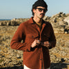 Surchemise Laine Italienne "Casentino" Rouille