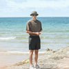 Beach Short - Linen Black