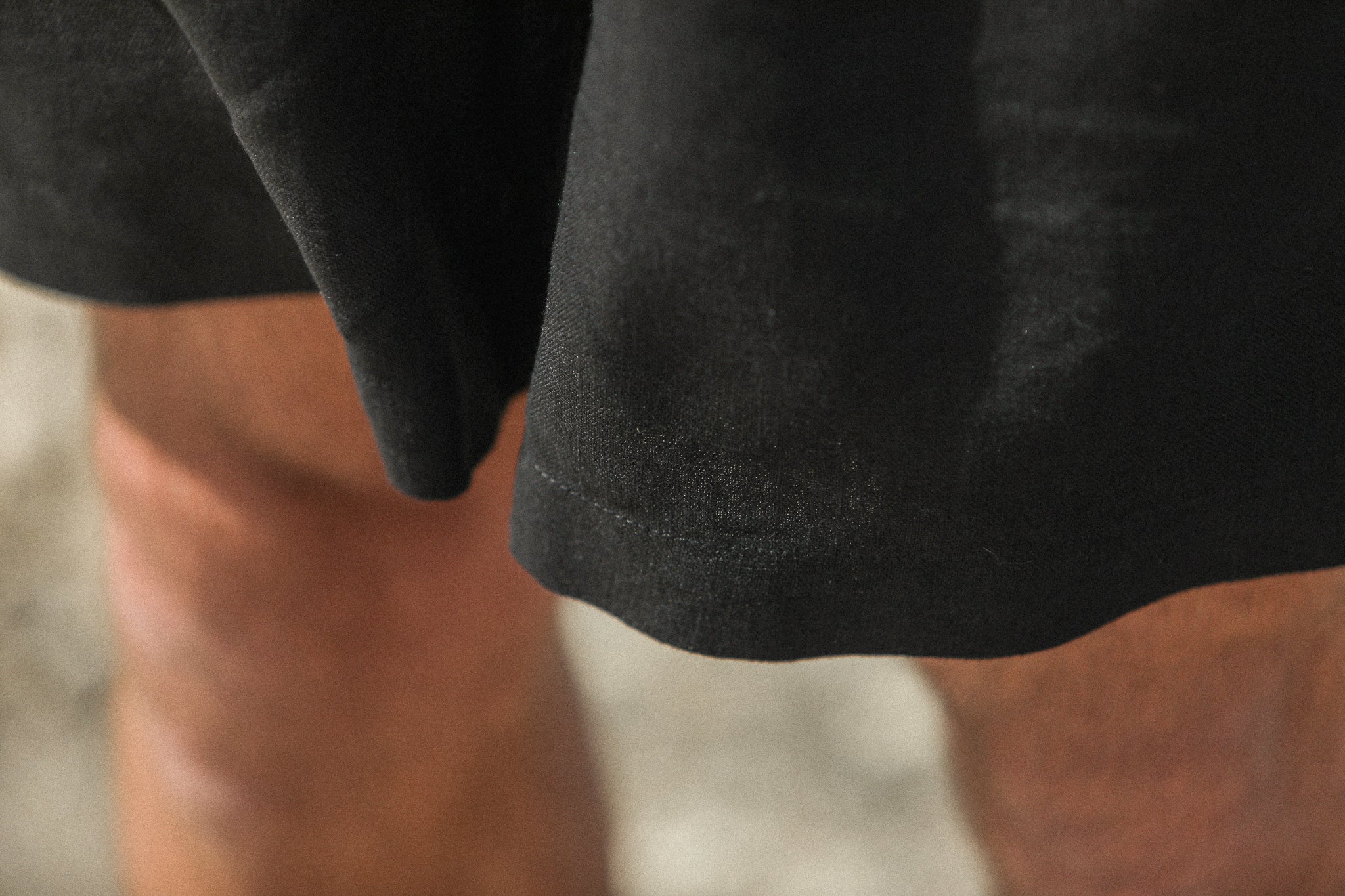 Beach Short - Linen Black