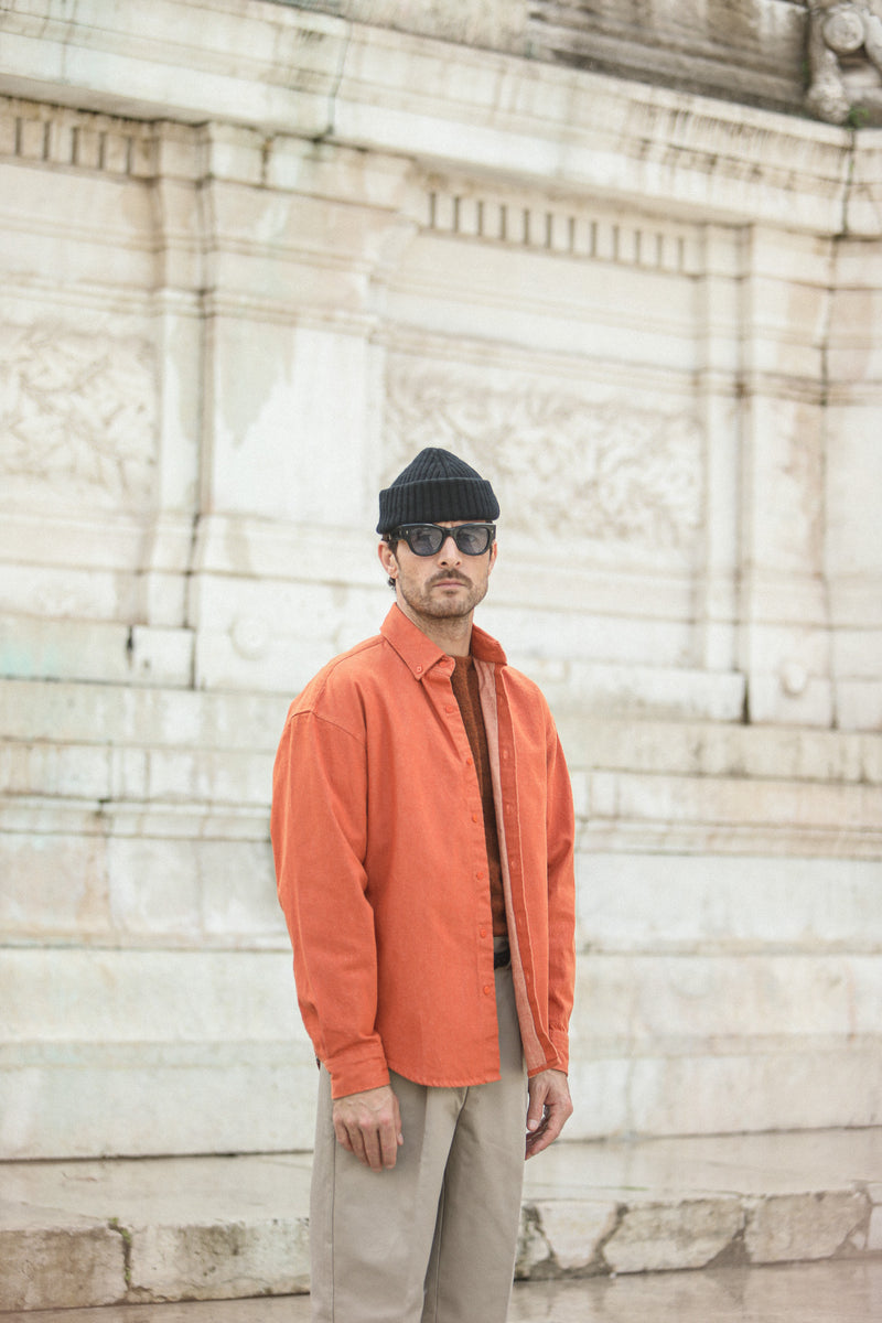 SOON - Surchemise Japanese Denim Orange - New Modern Fit