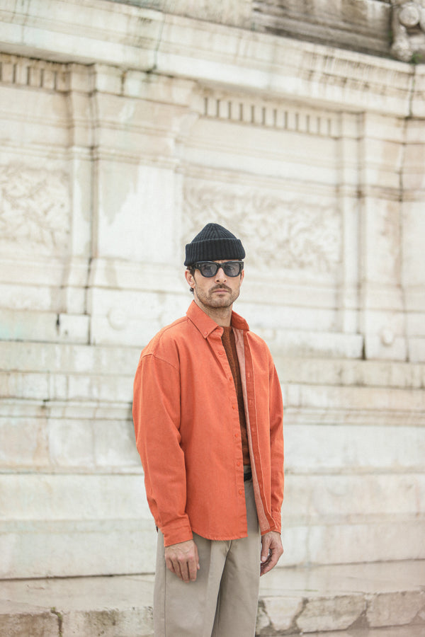 SOON - Surchemise Japanese Denim Orange - New Modern Fit