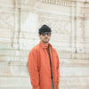 Surchemise Denim Japonais Orange - New Modern Fit
