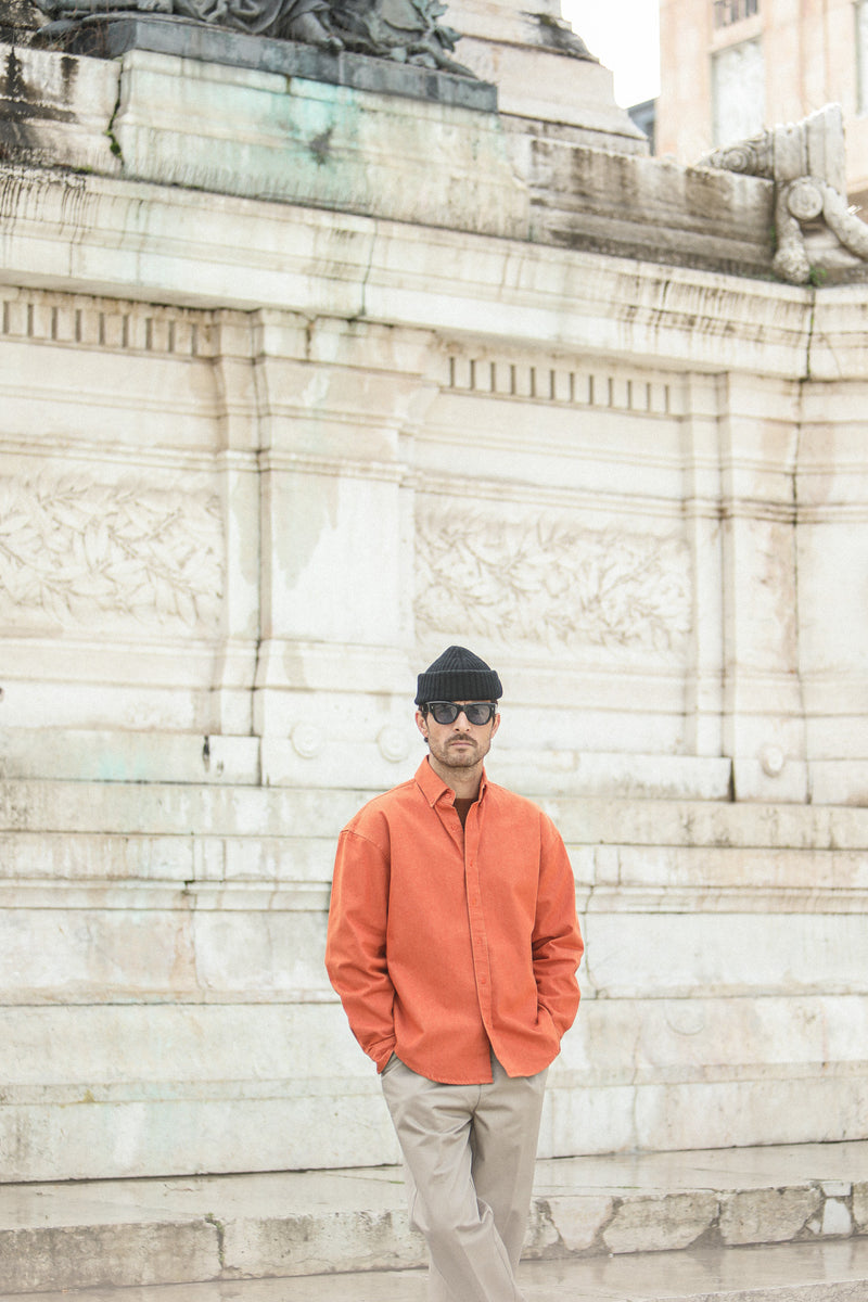 SOON - Surchemise Japanese Denim Orange - New Modern Fit