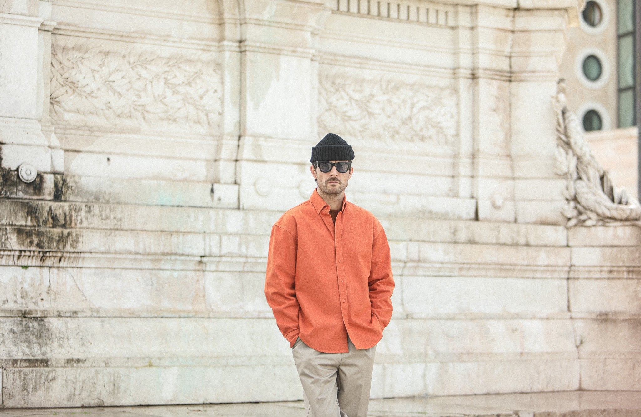 SOON - Surchemise Japanese Denim Orange - New Modern Fit