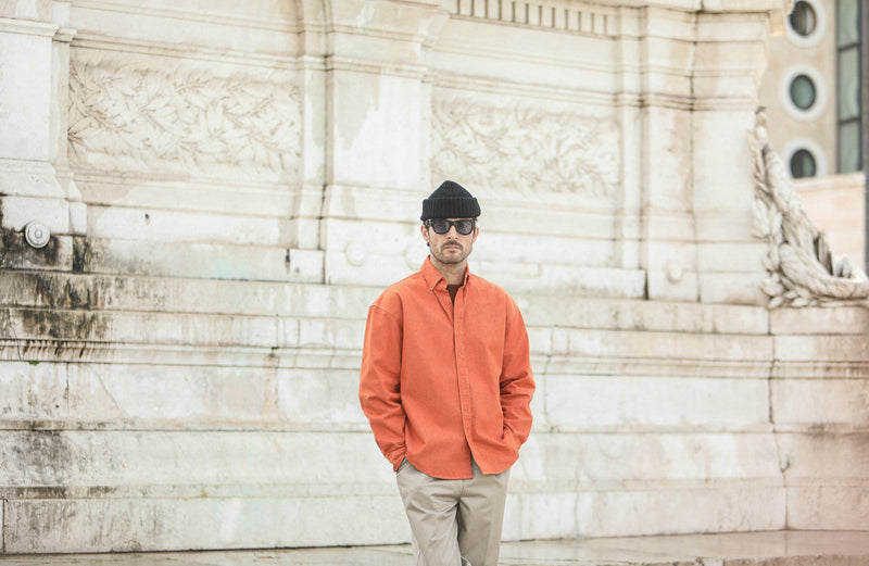 SOON - Surchemise Japanese Denim Orange - New Modern Fit