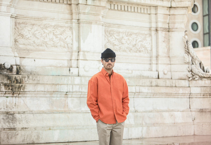 SOON - Surchemise Japanese Denim Orange - New Modern Fit