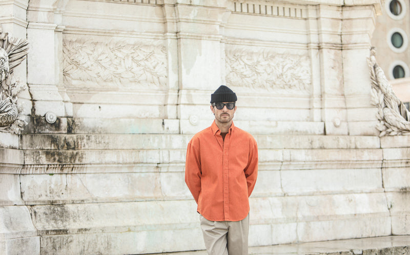 SOON - Surchemise Japanese Denim Orange - New Modern Fit