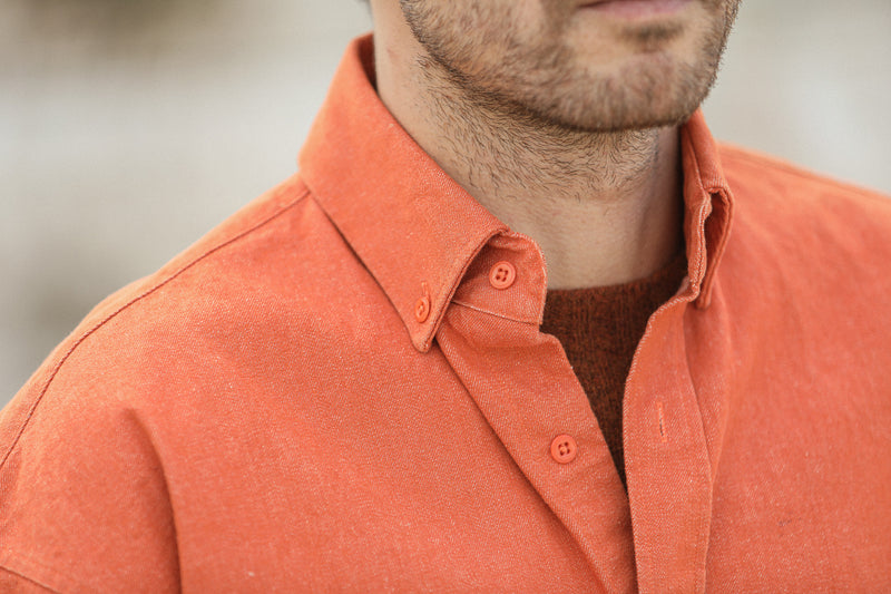 SOON - Surchemise Japanese Denim Orange - New Modern Fit