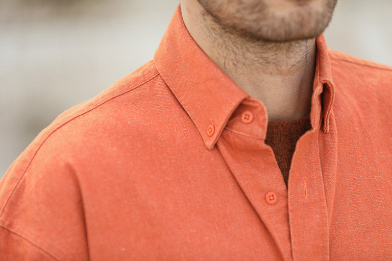 SOON - Surchemise Japanese Denim Orange - New Modern Fit