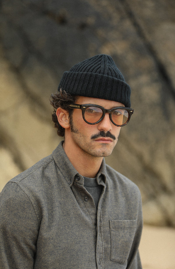 Bonnet Laine & Alpaga Noir