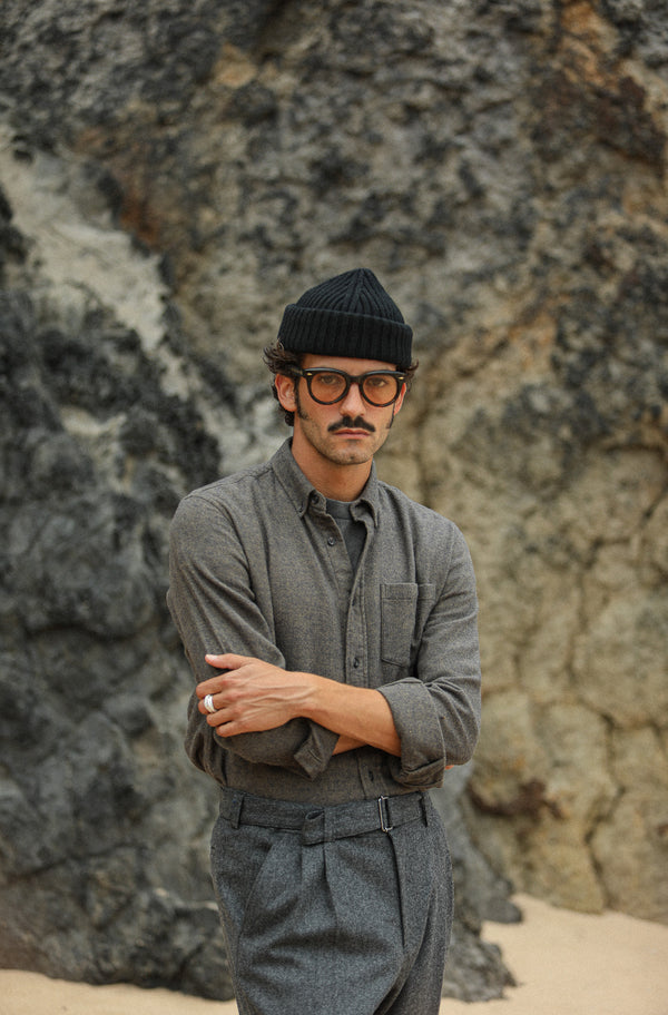 Chemise Flanelle Khaki - Fit New Classique