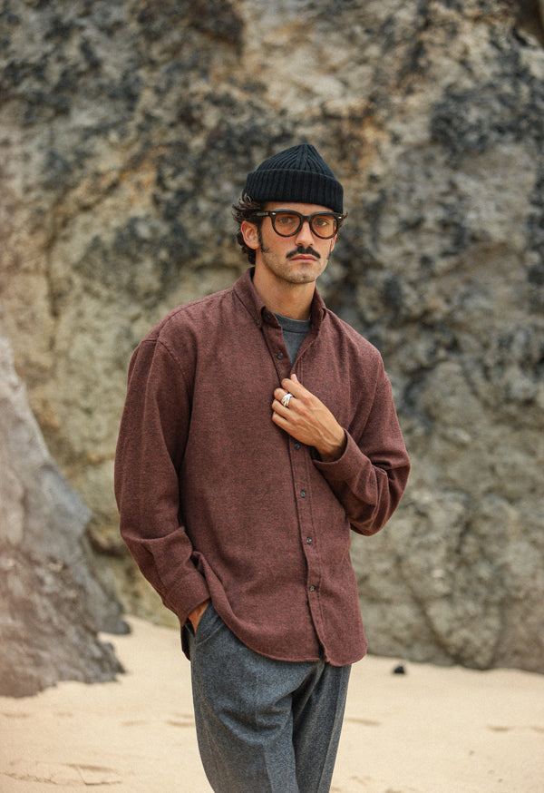 Chemise Flanelle Rust - Modern Fit